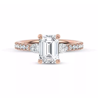 Ardora Pear Lab Engagement Ring by Christian Siriano