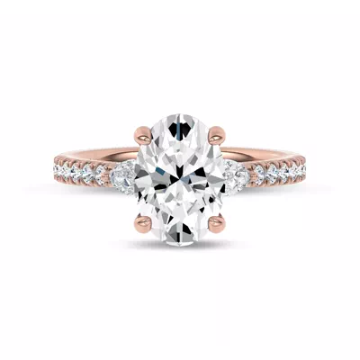 Ardora Pear Lab Engagement Ring by Christian Siriano