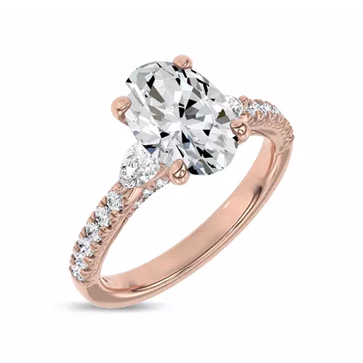 Ardora Pear Lab Engagement Ring by Christian Siriano