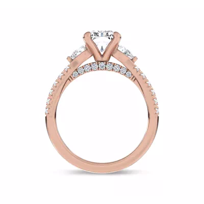 Ardora Pear Lab Engagement Ring by Christian Siriano