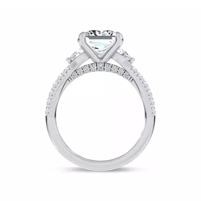 Ardora Pear Lab Engagement Ring by Christian Siriano