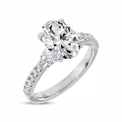 Ardora Pear Lab Engagement Ring by Christian Siriano