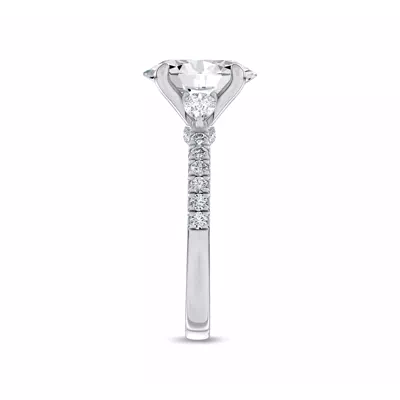 Ardora Pear Lab Engagement Ring by Christian Siriano