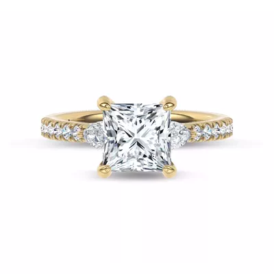 Ardora Pear Lab Engagement Ring by Christian Siriano