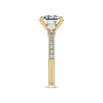 Ardora Pear Lab Engagement Ring by Christian Siriano