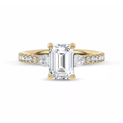 Ardora Pear Lab Engagement Ring by Christian Siriano
