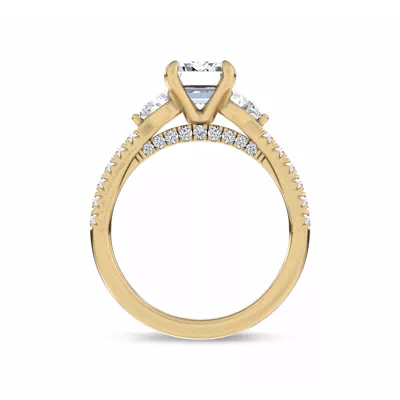 Ardora Pear Lab Engagement Ring by Christian Siriano