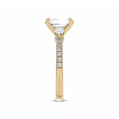 Ardora Pear Lab Engagement Ring by Christian Siriano