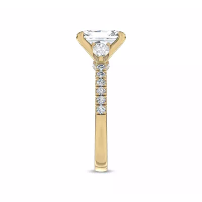 Ardora Pear Lab Engagement Ring by Christian Siriano