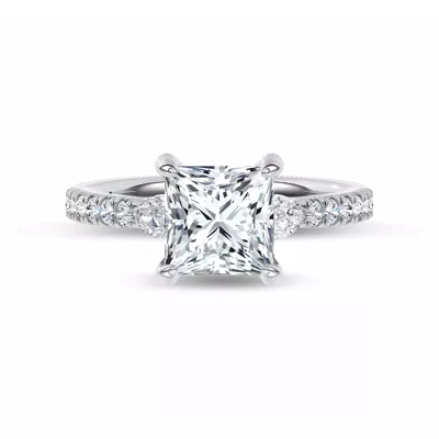 Ardora Pear Lab Engagement Ring by Christian Siriano