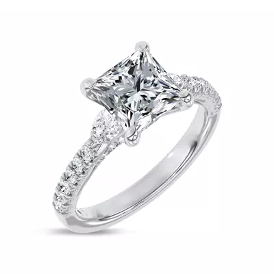 Ardora Pear Lab Engagement Ring by Christian Siriano