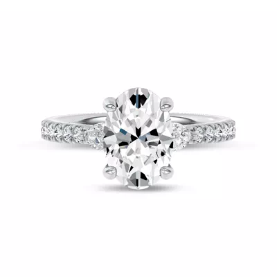 Ardora Pear Lab Engagement Ring by Christian Siriano