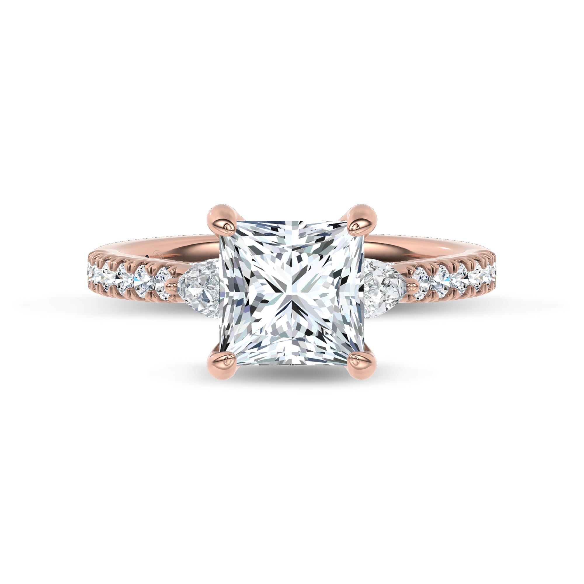 Ardora Pear Lab Engagement Ring by Christian Siriano