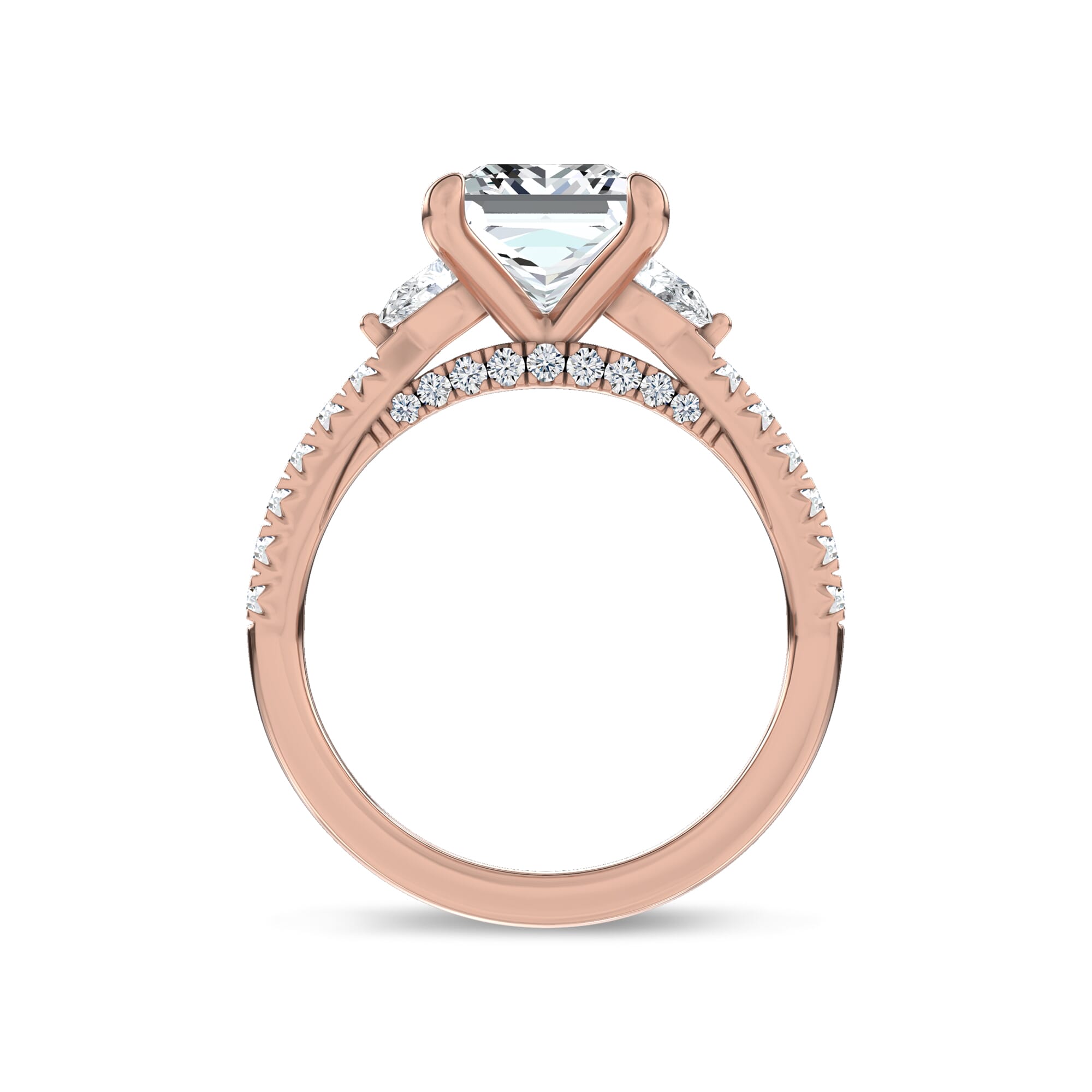 Ardora Pear Lab Engagement Ring by Christian Siriano
