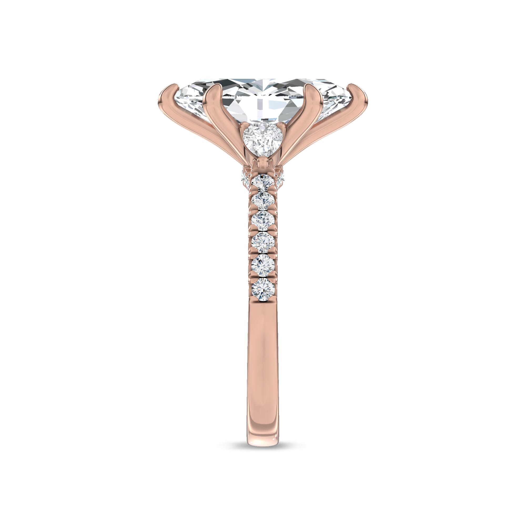 Ardora Pear Lab Engagement Ring by Christian Siriano