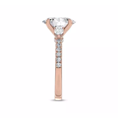 Ardora Pear Lab Engagement Ring by Christian Siriano