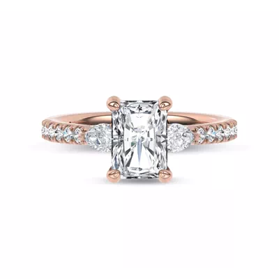 Ardora Pear Lab Engagement Ring by Christian Siriano