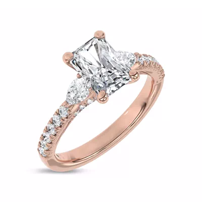 Ardora Pear Lab Engagement Ring by Christian Siriano