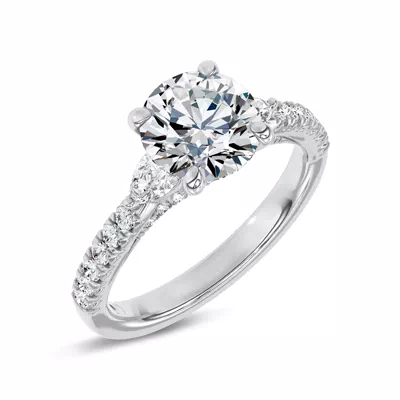 Ardora Pear Lab Engagement Ring by Christian Siriano