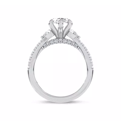 Ardora Pear Lab Engagement Ring by Christian Siriano
