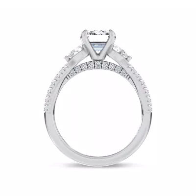 Ardora Pear Lab Engagement Ring by Christian Siriano