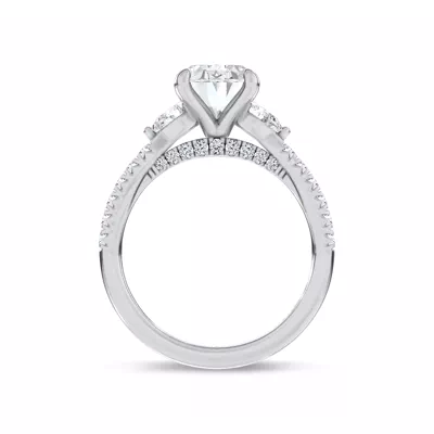 Ardora Pear Lab Engagement Ring by Christian Siriano