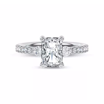 Ardora Pear Lab Engagement Ring by Christian Siriano