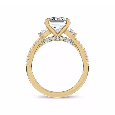 Ardora Pear Lab Engagement Ring by Christian Siriano