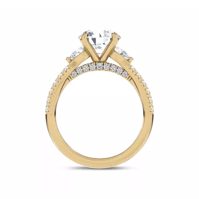 Ardora Pear Engagement Ring by Christian Siriano