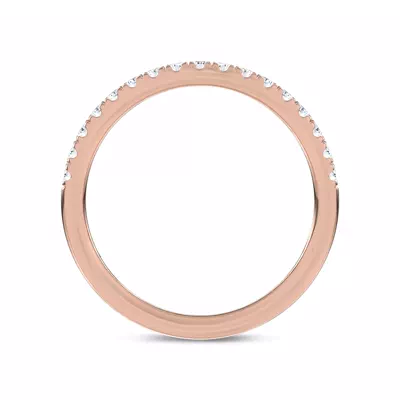 Classic Contoured Pavé Band by Christian Siriano