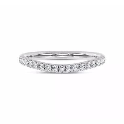 Classic Contoured Pavé Band by Christian Siriano
