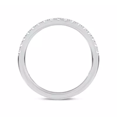 Classic Contoured Pavé Band by Christian Siriano