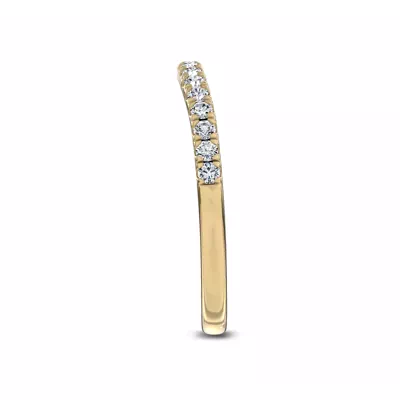 Classic Contoured Pavé Lab Band by Christian Siriano