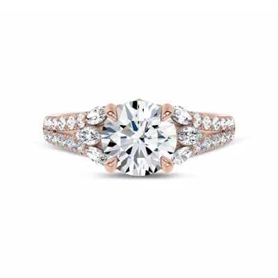 Blooming Marquise Pavé Lab Engagement Ring by Christian Siriano
