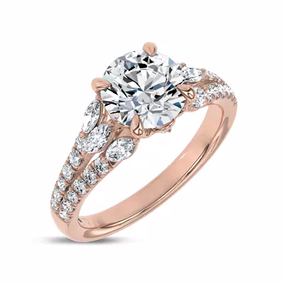 Blooming Marquise Pavé Lab Engagement Ring by Christian Siriano