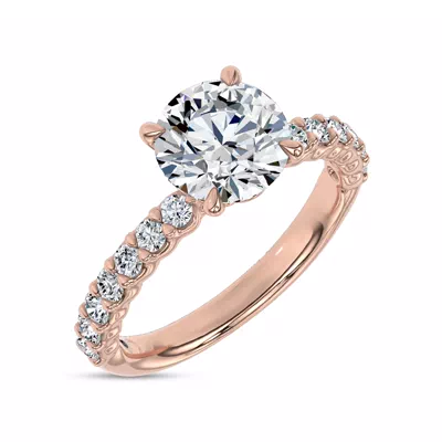 Fleuron Lab Engagement Ring by Christian Siriano