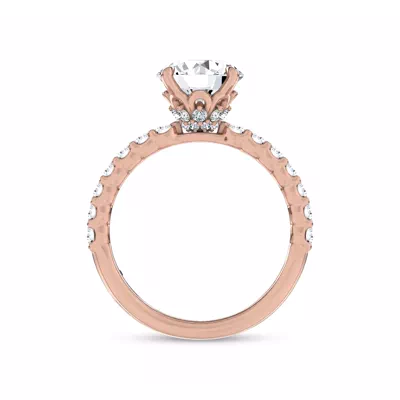 Fleuron Lab Engagement Ring by Christian Siriano