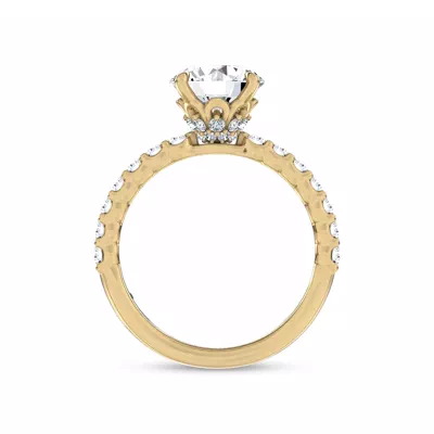 Fleuron Lab Engagement Ring by Christian Siriano
