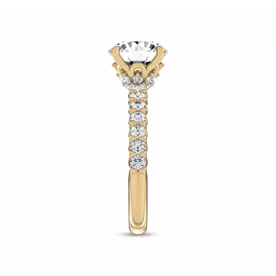 Fleuron Lab Engagement Ring by Christian Siriano