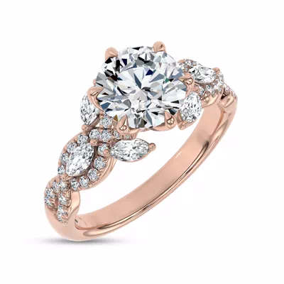 Valora Pavé Vine Lab Engagement Ring by Christian Siriano