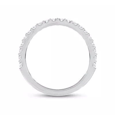 Perelle Contour Pavé Band