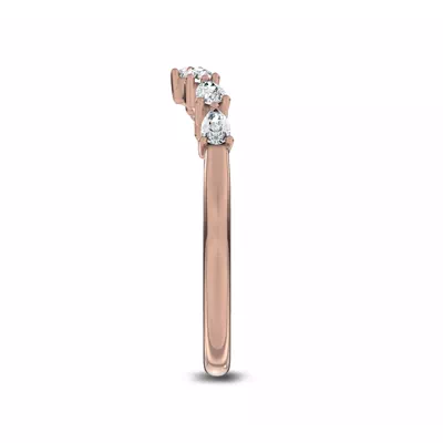 Luminous Curved Pear Band by Christian Siriano