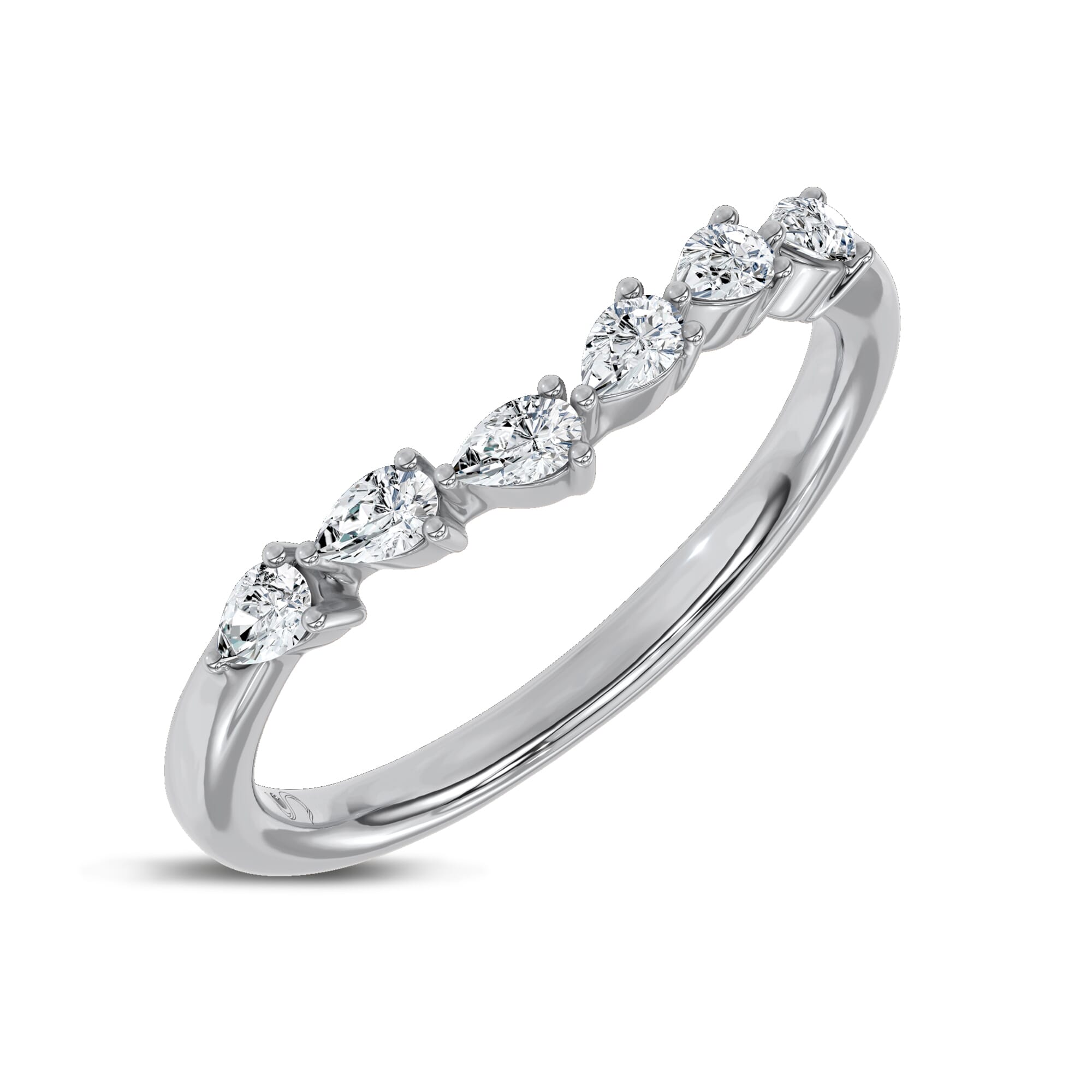 Luminous Curved Pear Lab Band by Christian Siriano