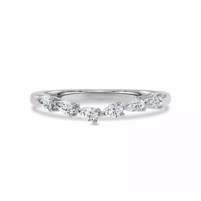 Luminous Curved Pear Band by Christian Siriano