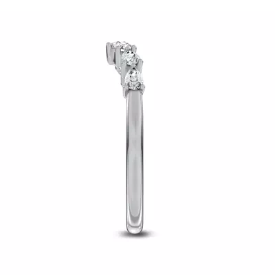 Luminous Curved Pear Band by Christian Siriano