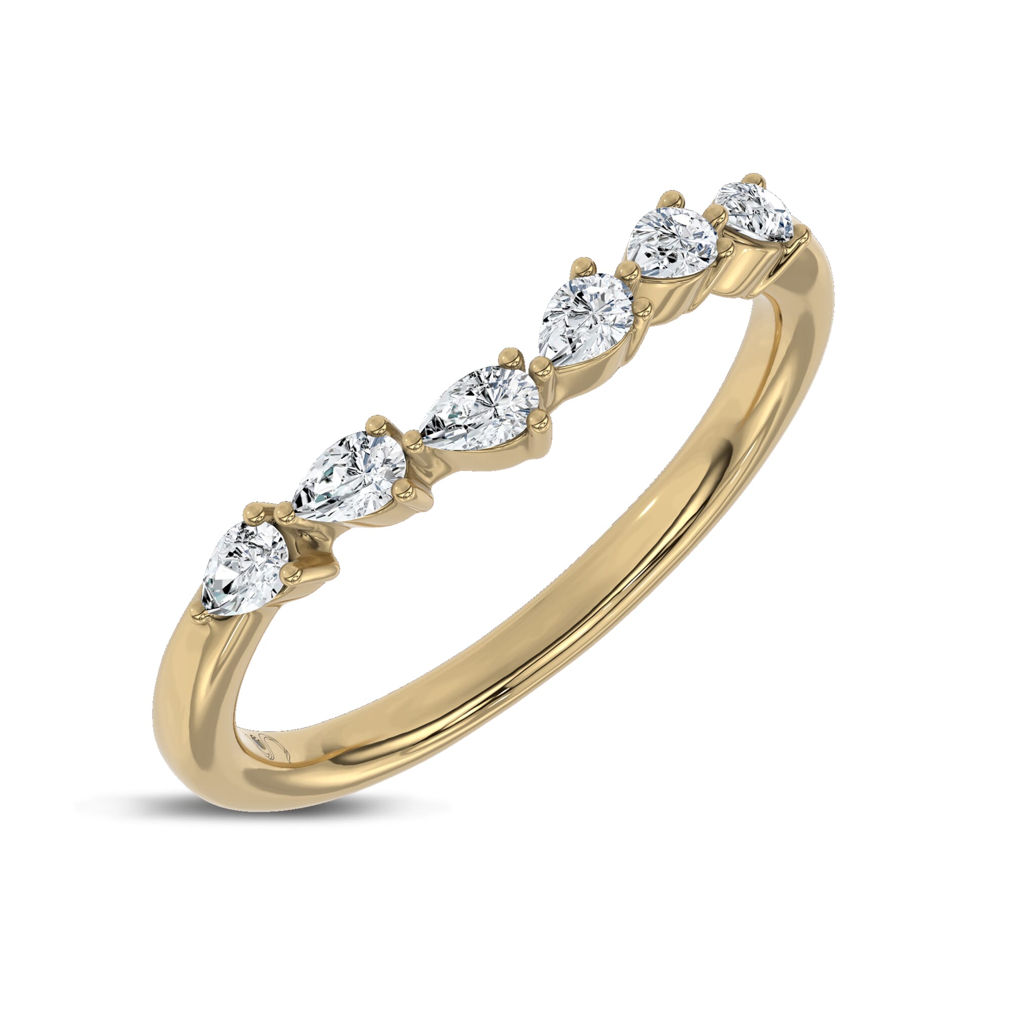 Luminous Curved Pear Lab Band by Christian Siriano