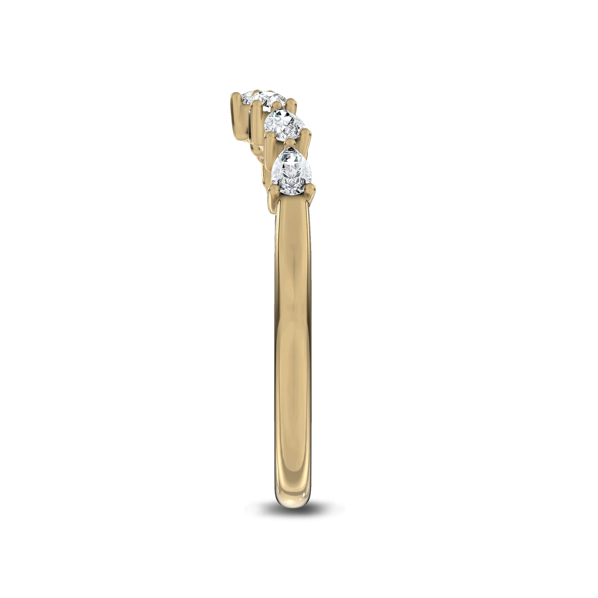 Luminous Curved Pear Lab Band by Christian Siriano