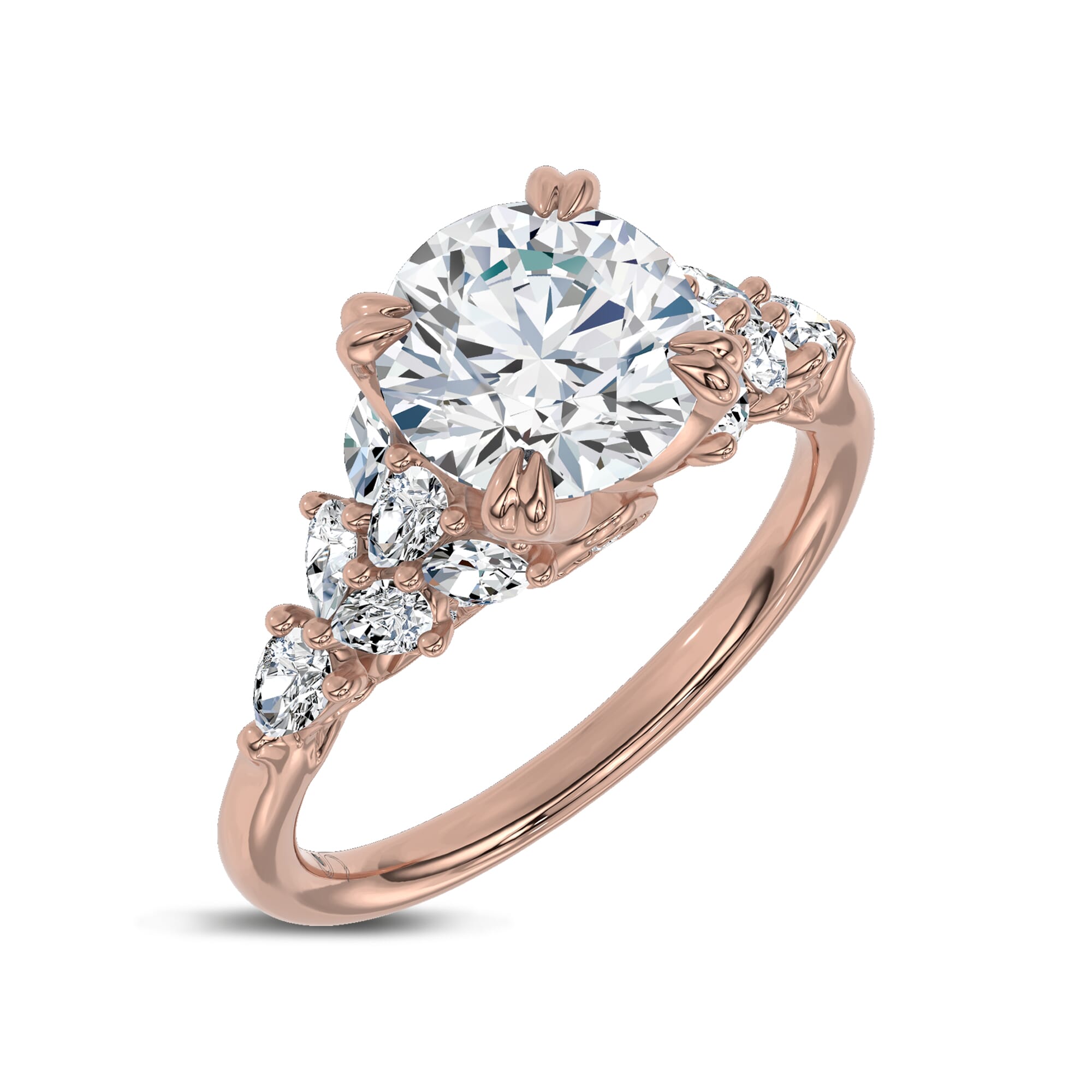 Luminous Cathedral Lab Engagement Ring by Christian Siriano