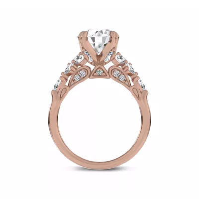 Luminous Cathedral Lab Engagement Ring by Christian Siriano
