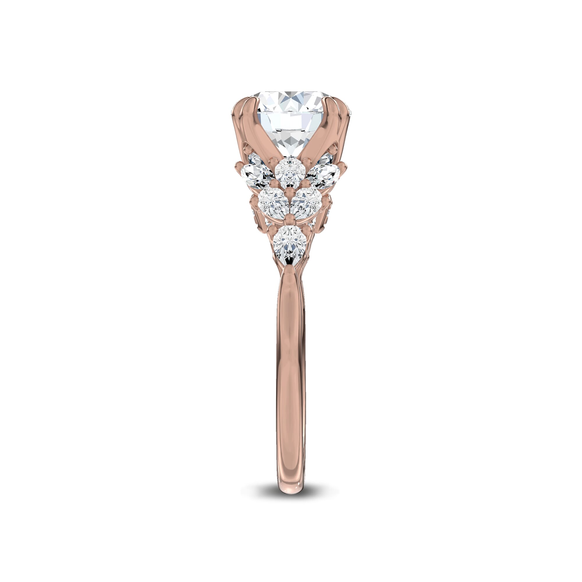 Luminous Cathedral Lab Engagement Ring by Christian Siriano